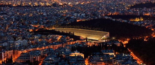 Panathinaiko stadium in Athens Greece