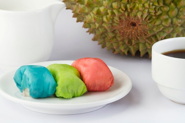 Pancake durian, tropical fruit is delicious and very sweet