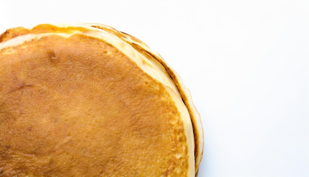 Pancake isolated on white background