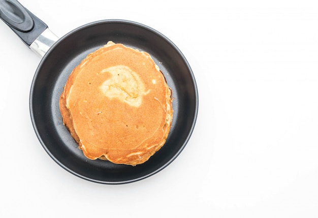 pancake on white background