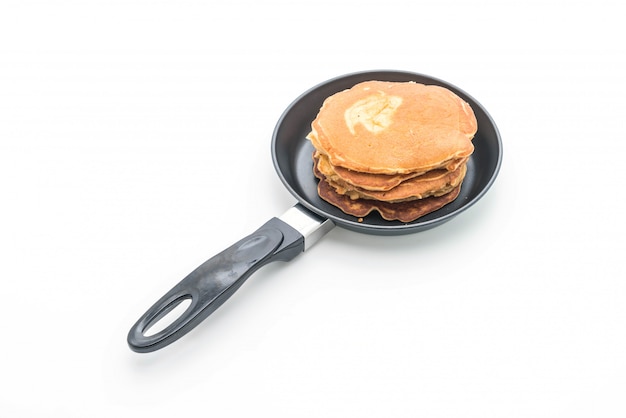 pancake on white background