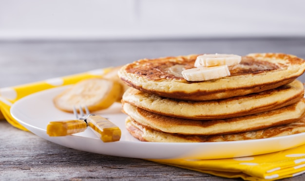 Pancake with banana