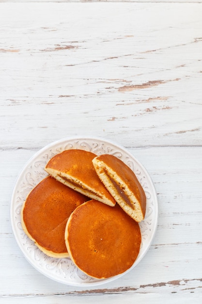 pancakes with caramel