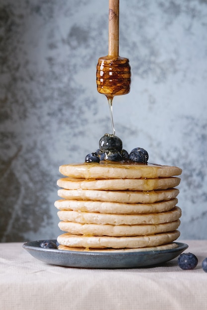 Pancakes with fresh berries