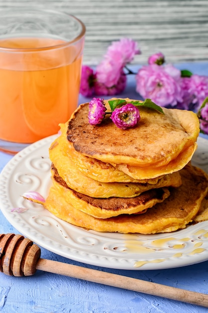 pancakes with pumpkin