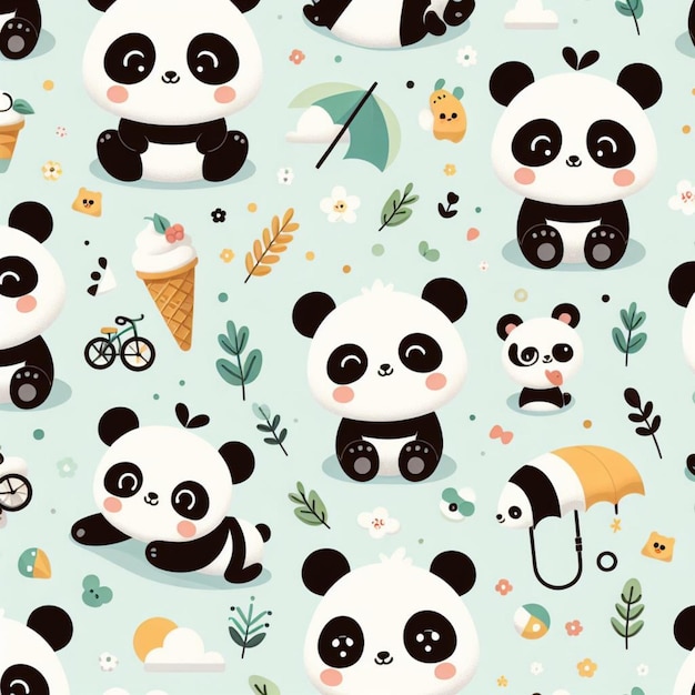 Foto panda achtergrond desktop behang schattige vector