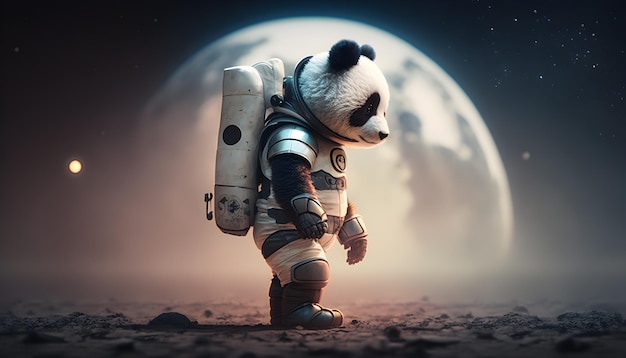 Panda Astronaut 2