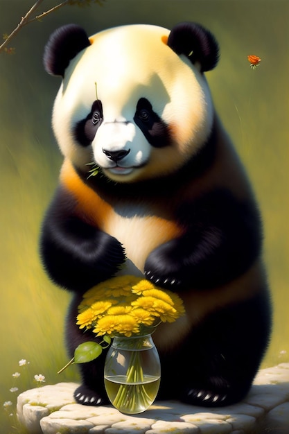 panda illustratie