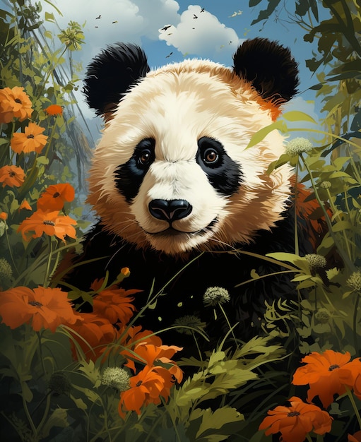 Panda Illustration