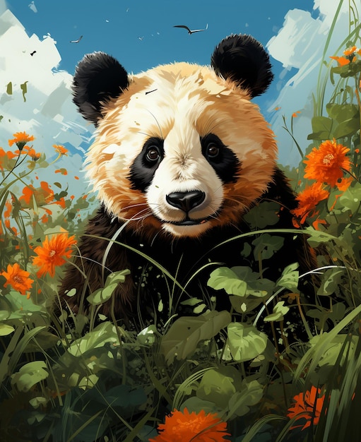 Panda Illustration