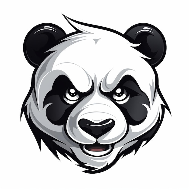 panda logo cartoon