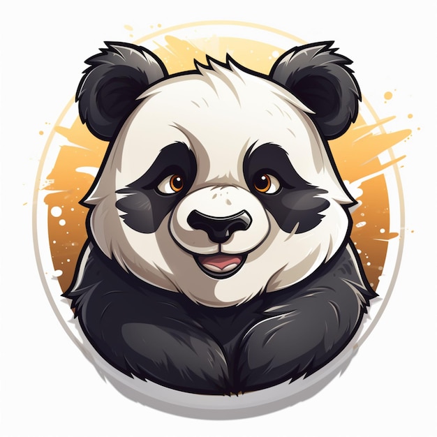 panda logo cartoon