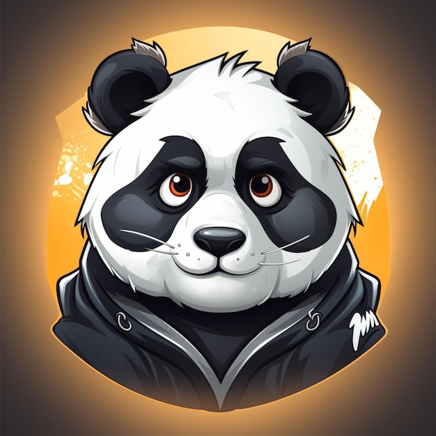 panda logo cartoon