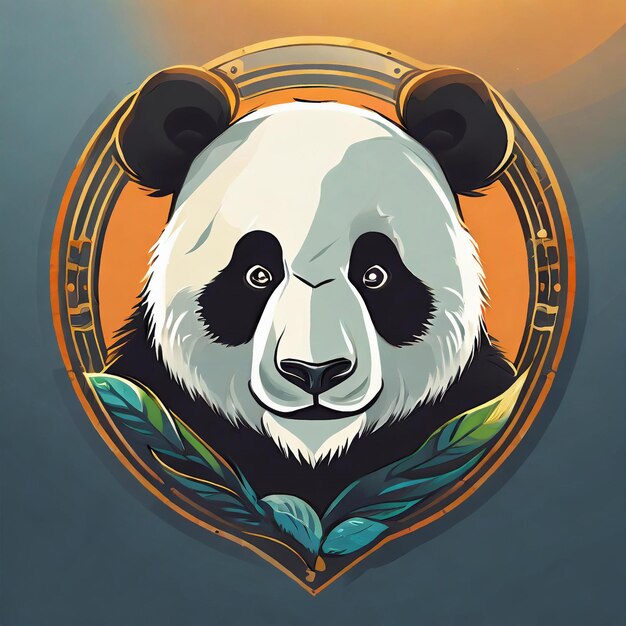 Panda logo vector dier teken sjabloon