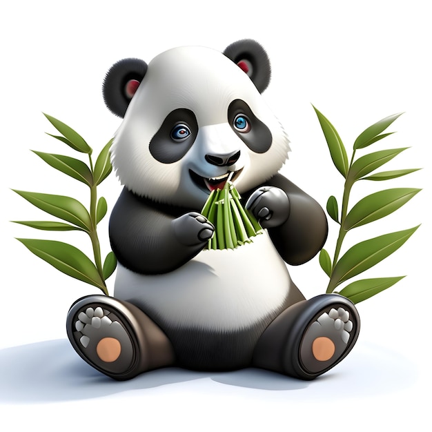 Panda vectorillustratie