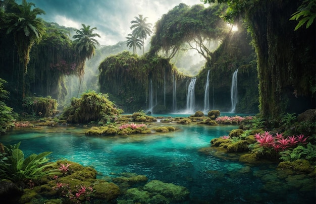 Pandora's Hidden Gem Embrace the Tranquility of the Dreamy Lush Jungle and Crystal Clear Lake