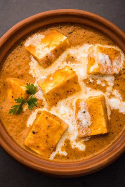 Paneer Butter Masala or Cheese Cottage Curry