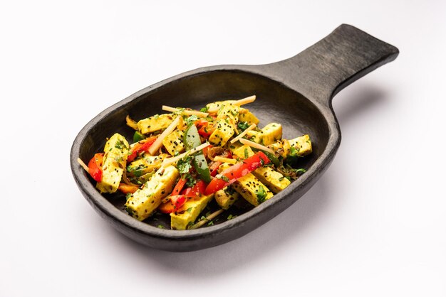 Paneer Jalfrezi cottage cheese cooked with peppers and onion