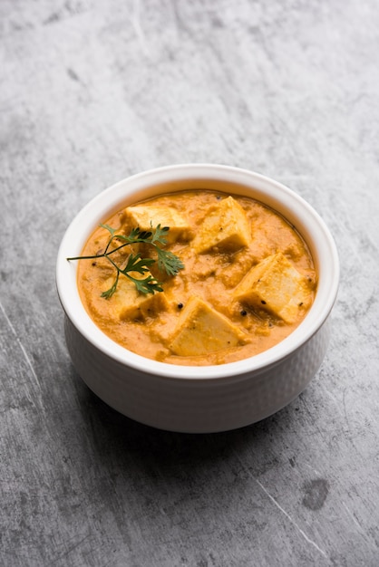 Paneer Korma, Kurma or Quorma is a popular Indian main course recipe made using cottage cheese with curry made of curd, coconut and cashew nuts