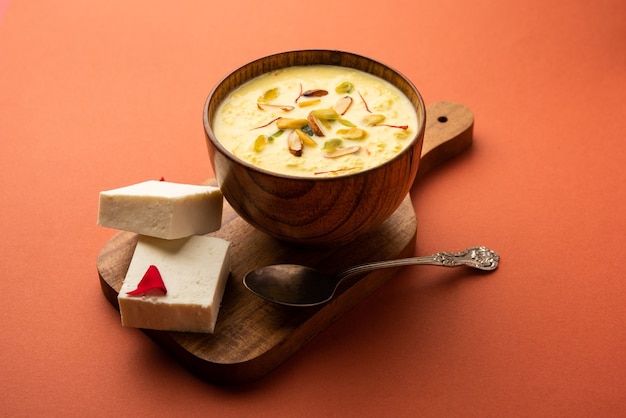 Paneer Payasam of Cottage cheese kheer of khir