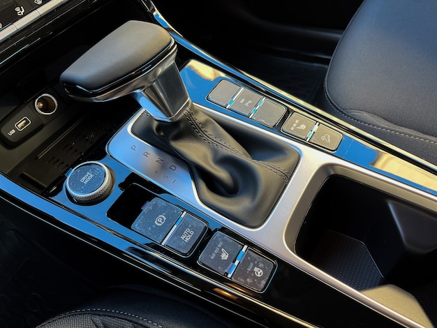 Panel with automatic transmission of the car