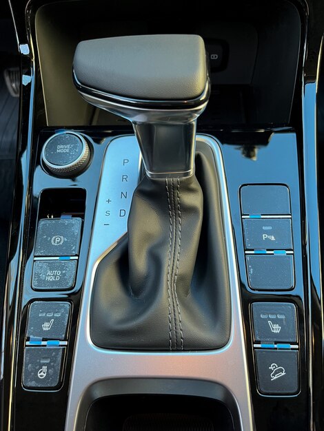 Panel with automatic transmission of the car