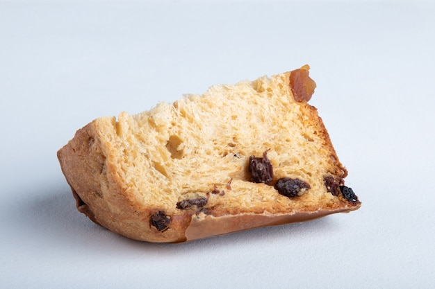 Panettone cake served at Christmas