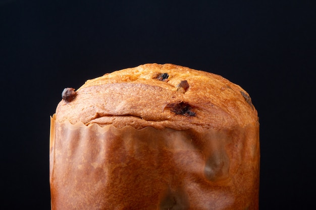 Panettone cake served at Christmas