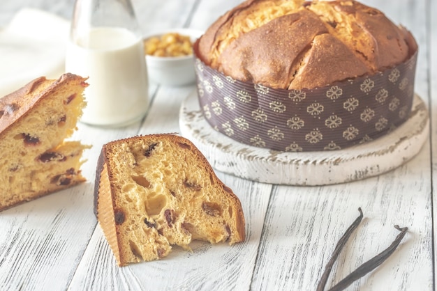 Panettone: cross section