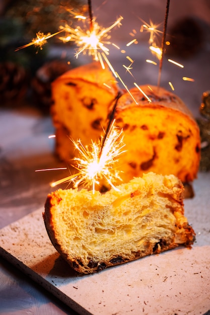 Panettone en sterretjes