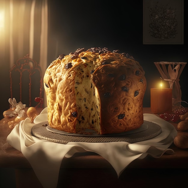 Panettone - традиционный итальянский десерт на Рождество