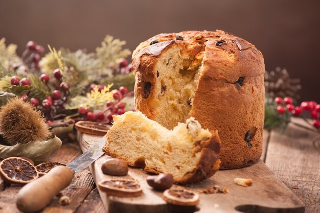 パネトーネイタリアンクリスマスケーキ