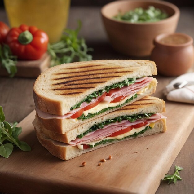 Photo panini food