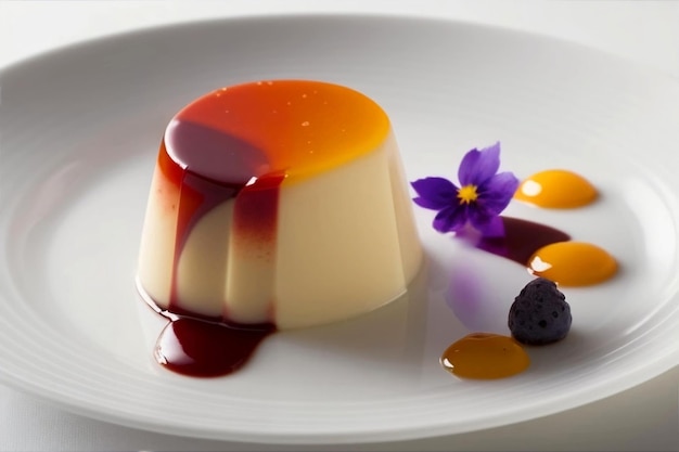 Photo panna cotta