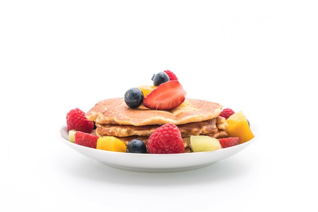 pannenkoek met mix fruit