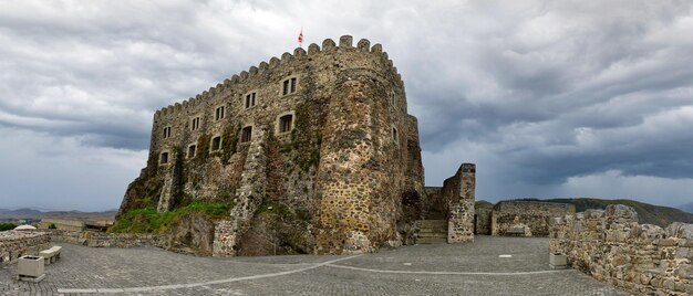 Panoraambeeld van het fort van Rabat in het zuiden van Georgië in Akhaltsikhe