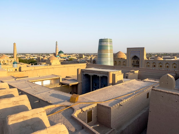 Panorama of the ancient city of khiva