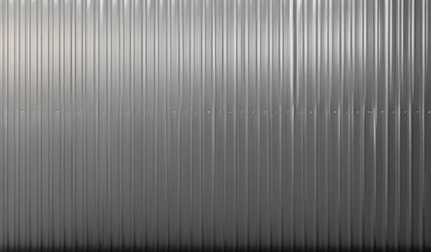 Panorama of Black Corrugated Metal Texture Surface Industrial Elegance in Galvanized Steel