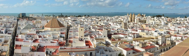 Panorama of Cadiz Spain