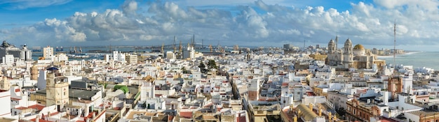 Panorama of Cadiz Spain