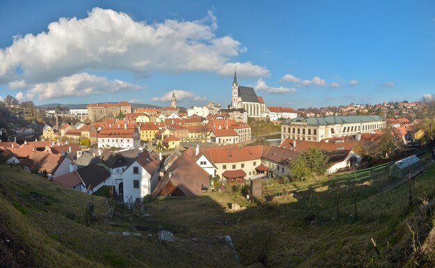 Панорама Чешского Крумлова