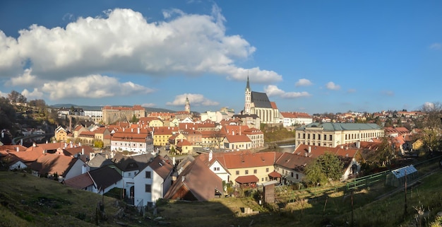 Панорама Чешского Крумлова