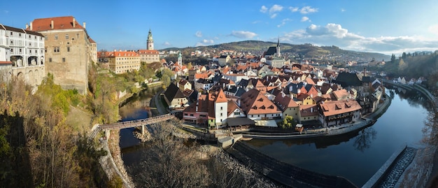 Панорама Чешского Крумлова