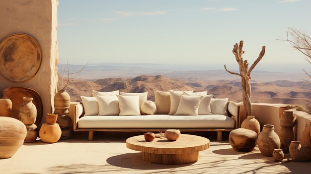 Panorama of a contemporary outdoor conversation inspire Landscape Furniture