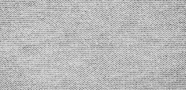 Panorama of grey fabric background and texture with copy space