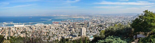 Panorama of Haifa from Mount Carmel