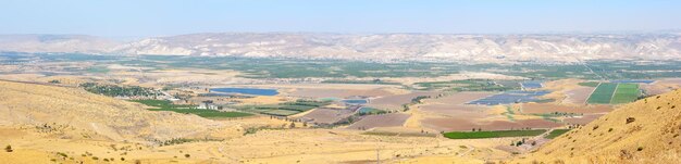 Panorama of the Jordan Valley