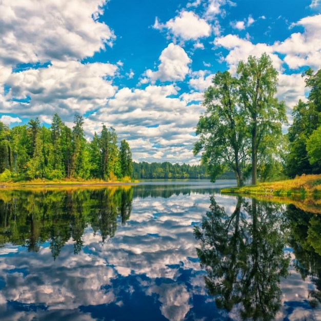 Панорама Женевского озера