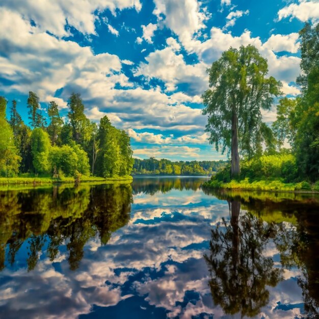 Панорама Женевского озера