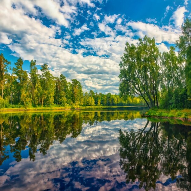 Панорама Женевского озера